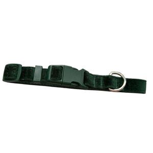 Green velvet Dog Collar Size XS/Small